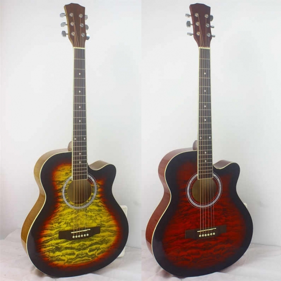 Chinese guitar manufacturer | 40'' linden gloss acoustic guitar