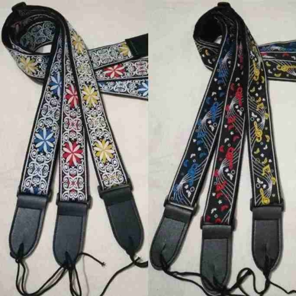 Jacquard Ribbon guitar strap