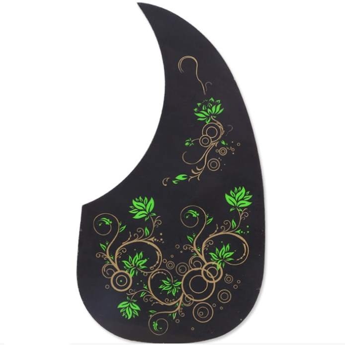 Plastic black personalized guitar pickguards