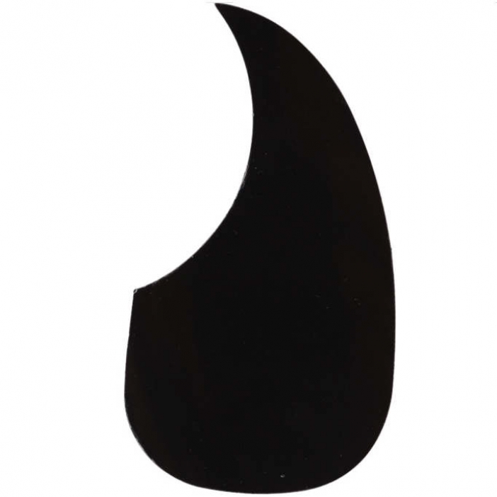 Plastic black water drop shape guitar pickguards