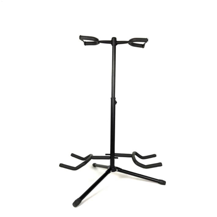 Straight guitar stand for two guitars