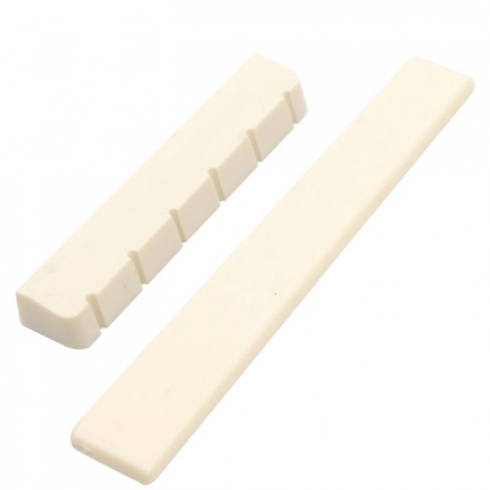 ABS nut and saddle for classical guitar