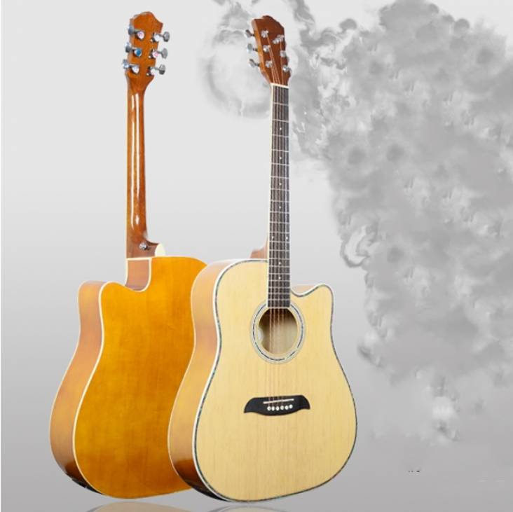 41'' spruce linden acoustic guitar  in gloss finish