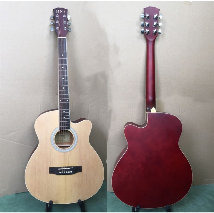 40'' spruce acoustic guitar in matt  finish for beginner