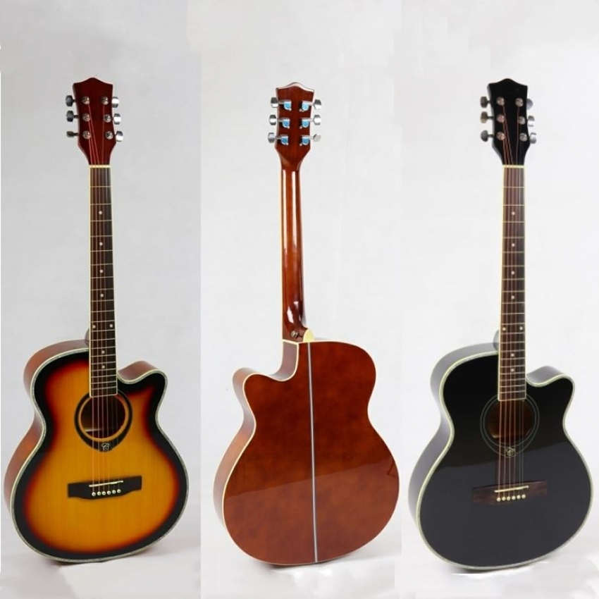 Guitar wholesaler | 40'' spruce linden acoustic guitar