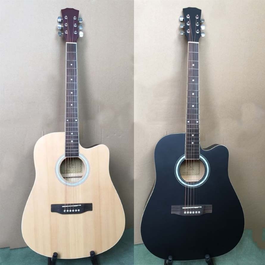 41'' spruce acoustic guitar in matt  finish for beginner